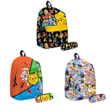 Lade das Bild in den Galerie-Viewer, Pokémon Kinder Schulrucksack und Stiftetui kaufen