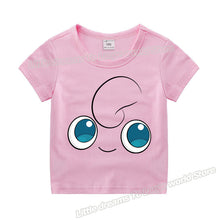 Load image into Gallery viewer, Kinder T-Shirts mit niedlichen Pokemon oder Pikachu Motiven kaufen