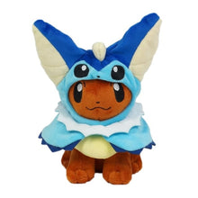 Lade das Bild in den Galerie-Viewer, Eevee Plüsch mit Poncho - Umbreon, Espeon, Jolteon, Vaporeon, Sylveon, Flareon (ca. 20cm) kaufen