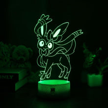 Lade das Bild in den Galerie-Viewer, Eevee / Evoli 3D LED Lampe (9 Motive) Nachtlicht, Tischlampe kaufen