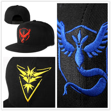 Load image into Gallery viewer, Pokemon Go Team Valor, Team Mystic, Team Instinct - Baseball Cap Snapback Cap kaufen