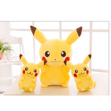 Lade das Bild in den Galerie-Viewer, Lachender Pikachu Stofftier Kuscheltier in verschiedenen Größen (20-45cm) kaufen