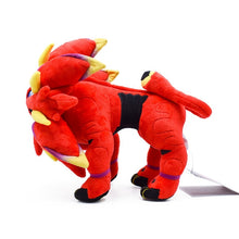 Lade das Bild in den Galerie-Viewer, Zygarde & Roter Solgaleo Stoff Pokemon (ca. 25cm / 33cm) kaufen