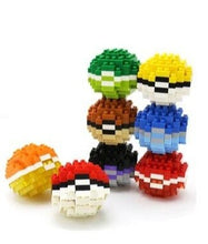 Load image into Gallery viewer, Pokemon Ash Ketchum, Pokeball Baustein Set (4 Motive zur Auswahl) kaufen