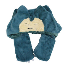 Load image into Gallery viewer, Pokémon Relaxo Snorlax plüschige Cosplay Mütze mit langen Ohren kaufen