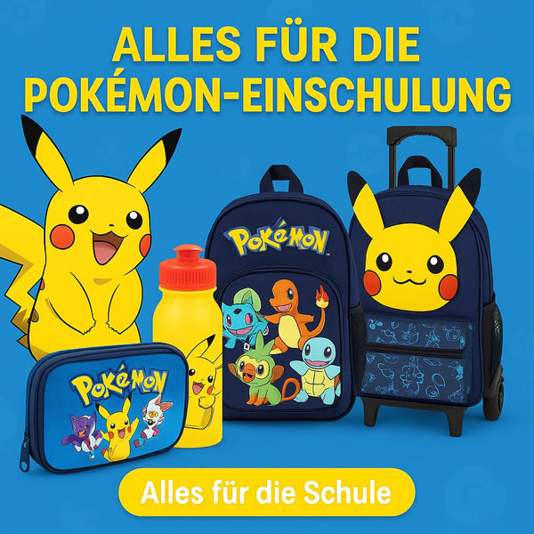 Alles für die Pokémon‑Einschulung – perfekt ausgestattet für kleine Trainer
