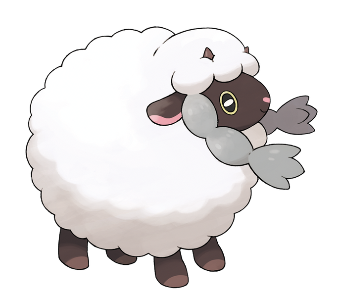 Wolly / Wooloo Plüsch aus Pokemon Schwert und Schild erhältlich