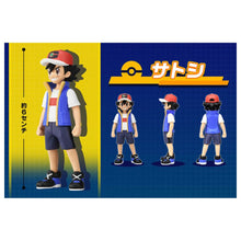 Lade das Bild in den Galerie-Viewer, Pokemon Trainer Figuren Ash Ketchum Leon Cynthia Steven Stone
