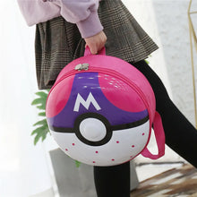 Lade das Bild in den Galerie-Viewer, Kinder  Rucksack im Pokeball Aussehen - viele Motive

