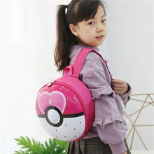 Lade das Bild in den Galerie-Viewer, Kinder  Rucksack im Pokeball Aussehen - viele Motive
