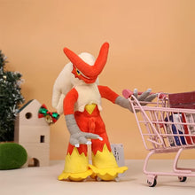 Lade das Bild in den Galerie-Viewer, Lohgock Blaziken Plüsch Pokemon (ca. 20cm)
