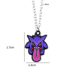 Load image into Gallery viewer, Lustige Pokemon Halsketten, Bisasam, Enton, Gengar, Glumanda oder Schiggy
