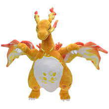 Load image into Gallery viewer, 2er Set Plüschfigur Gigadynamax-Pokémon Glurak Charizard, ca. 38 cm
