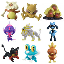 Lade das Bild in den Galerie-Viewer, Tomy WCT Pokemon Figuren Pikachu Piplup Vulpix Meowth Cubone Marshadow Axew Keldeo ca. 4cm
