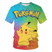 Load image into Gallery viewer, Bunte Farbenfrohe Pokemon T-Shirts für den Sommer
