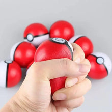 Load image into Gallery viewer, 10er Pack Pokeball Antistressball, Quetschball, Knautschball
