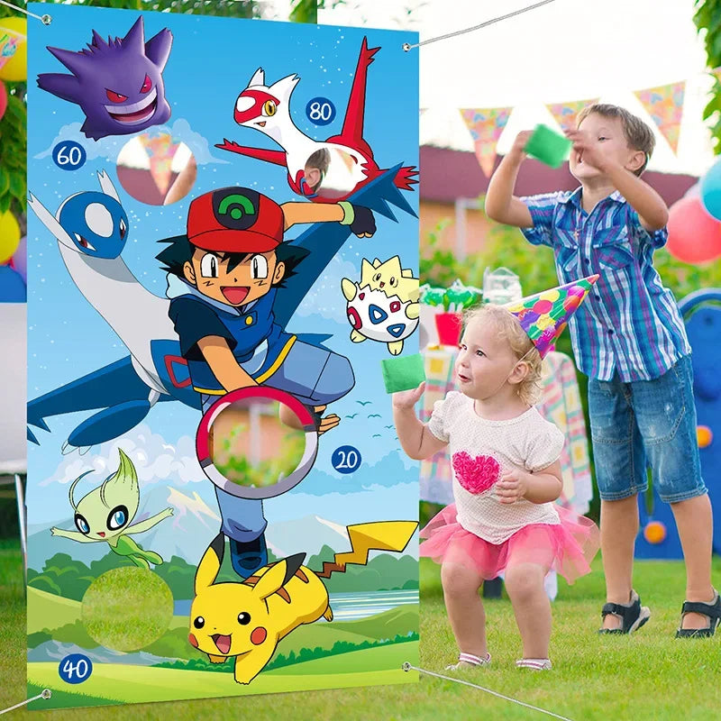 Pokemon Pikachu Wurfspiel für Feier, Freizeit und Sommer