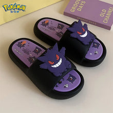Load image into Gallery viewer, Pokemon Hausschuhe Slipper im Gengar Look
