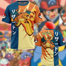 Load image into Gallery viewer, Stylishe Bunte Sommer T-Shirts Trikots mit vielen Pokemon Motiven
