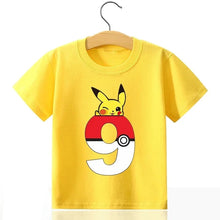 Lade das Bild in den Galerie-Viewer, Pokemon Geburtstags T-Shirt mit Jahreszahl
