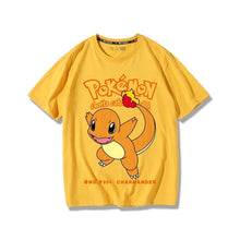 Load image into Gallery viewer, Pokemon Pikachu Sommer T-Shirts mit kurzen Armen
