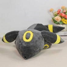Load image into Gallery viewer, Liebenswertes schlafendes Umbreon Nachtara Kuscheltier Pokemon (ca. 60cm)
