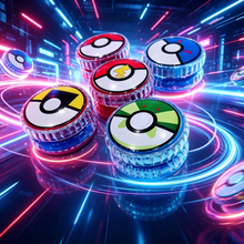 Lade das Bild in den Galerie-Viewer, Pokemon Pokeball Leuchtendes LED JoJo Spielzeug

