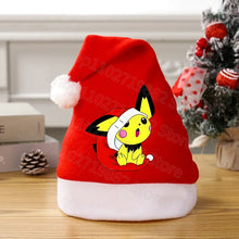 Load image into Gallery viewer, Weihnachtliche Pikachu Pokemon Mütze für Kinder oder Erwachsene
