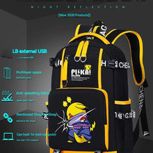 Lade das Bild in den Galerie-Viewer, Cooler Pikachu Schul Rucksack

