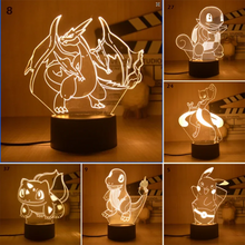 Lade das Bild in den Galerie-Viewer, Pokemon Anime Warmlicht Nachtlicht Deko Lampe
