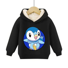 Load image into Gallery viewer, Warme gefütterte Kinder Pullies Hoodies mit Pokemon Motiven
