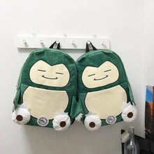 Lade das Bild in den Galerie-Viewer, Relaxo Snorlax Pokemon Rucksack für Schule oder Freizeit
