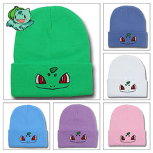 Load image into Gallery viewer, Kuschelige Bisasam Bulbasaur Winter Beanies Mützen in trendigen Farben
