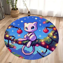 Load image into Gallery viewer, Pokemon Teppich mit Weihnachts Motiven im Retro Pixel Look
