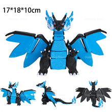 Load image into Gallery viewer, Mega Glurak Charizard X Y Figur mit bewegbaren Flügeln etc.
