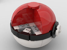 Lade das Bild in den Galerie-Viewer, Pokeball als Baustein-Spielzeug (ca. 7cm)
