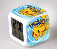 Load image into Gallery viewer, Pokemon Anime Wecker mit LED und Alarm Funktion in vielen Motiven
