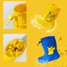 Lade das Bild in den Galerie-Viewer, Kinder Gummistiefel mit Pikachu Pokemon Motiven
