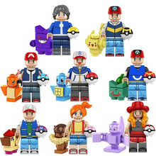 Lade das Bild in den Galerie-Viewer, Mini Trainer Figuren mit Pokemon
