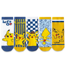 Load image into Gallery viewer, Pokemon Pikachu Kinder Socken 5er Pack
