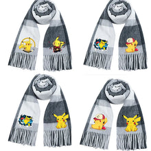 Load image into Gallery viewer, Wärmender Pokemon Pikachu Winterschal für die kalte Jahreszeit
