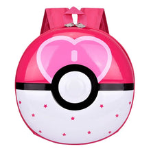 Lade das Bild in den Galerie-Viewer, Kinder  Rucksack im Pokeball Aussehen - viele Motive
