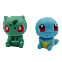 Load image into Gallery viewer, Niedliche Pokemon Figuren im 6er Pack (Pikachu, Evoli, Glumanda, Schiggy, Bulbasaur &amp; Relaxo)
