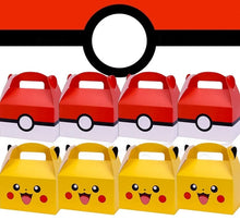 Lade das Bild in den Galerie-Viewer, Pikachu oder Pokeball Geburtstagsbox für Süßigkeiten etc.
