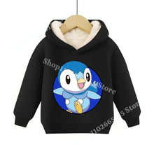 Load image into Gallery viewer, Warme gefütterte Kinder Pullies Hoodies mit Pokemon Motiven
