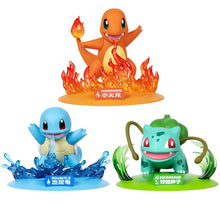 Lade das Bild in den Galerie-Viewer, Glumanda, Schiggy oder Bulbasaur Bunte Starter-Pokémon Figuren (ca. 12-14cm)
