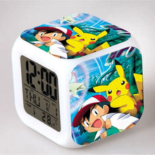 Load image into Gallery viewer, Pokemon Anime Wecker mit LED und Alarm Funktion in vielen Motiven
