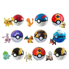 Load image into Gallery viewer, Pop'n throw Pokebälle mit Pokemon Figur
