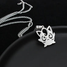 Load image into Gallery viewer, Pikachu, Cubone Tragosso oder Pummeluff Halskette in Silber
