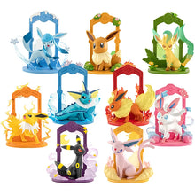 Lade das Bild in den Galerie-Viewer, Pokemon Eeveelution Figuren Set (9 Stk.) Evoli, Sylveon Espeon Glaceon Leafeon etc.
